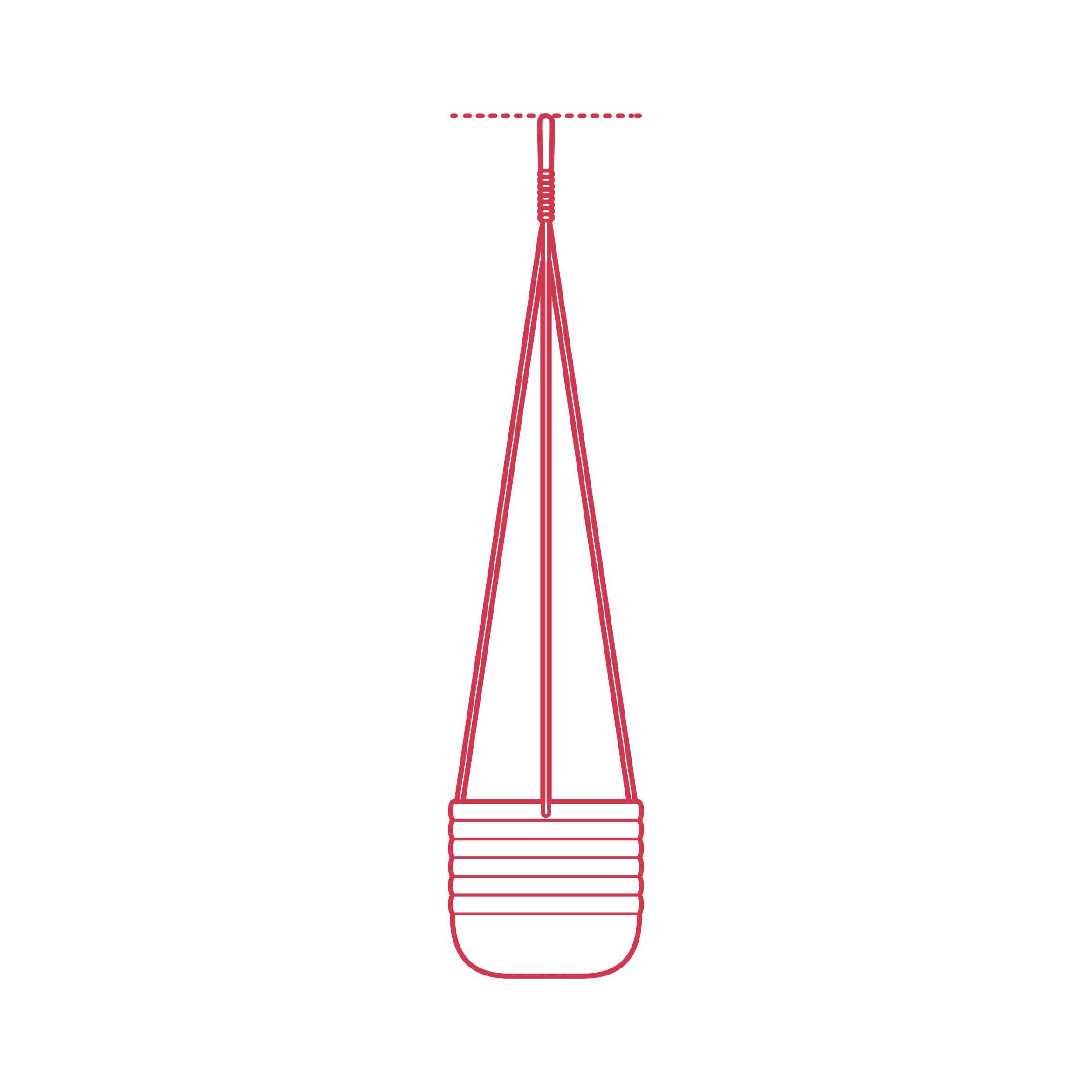 Objects Plant Pots Ikea Kapkrusbar Hanging Planter Line Art Illustration Svg Free Vectors